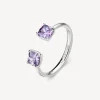 Fashion Anello Amethyst Gioielli Fancy | FMP14B Donna Gioielli Moda Donna