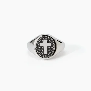 Discount Anello Chevalier Con Croce Gioielli | 523327 Uomo Gioielli Moda Uomo