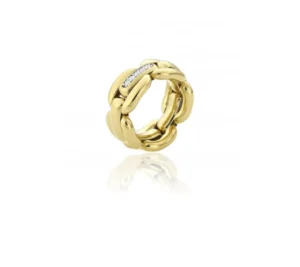 Outlet Anello Chimento Donna In Oro Giallo E Diamanti | 1A09482B11170 Donna Gioielli Donna