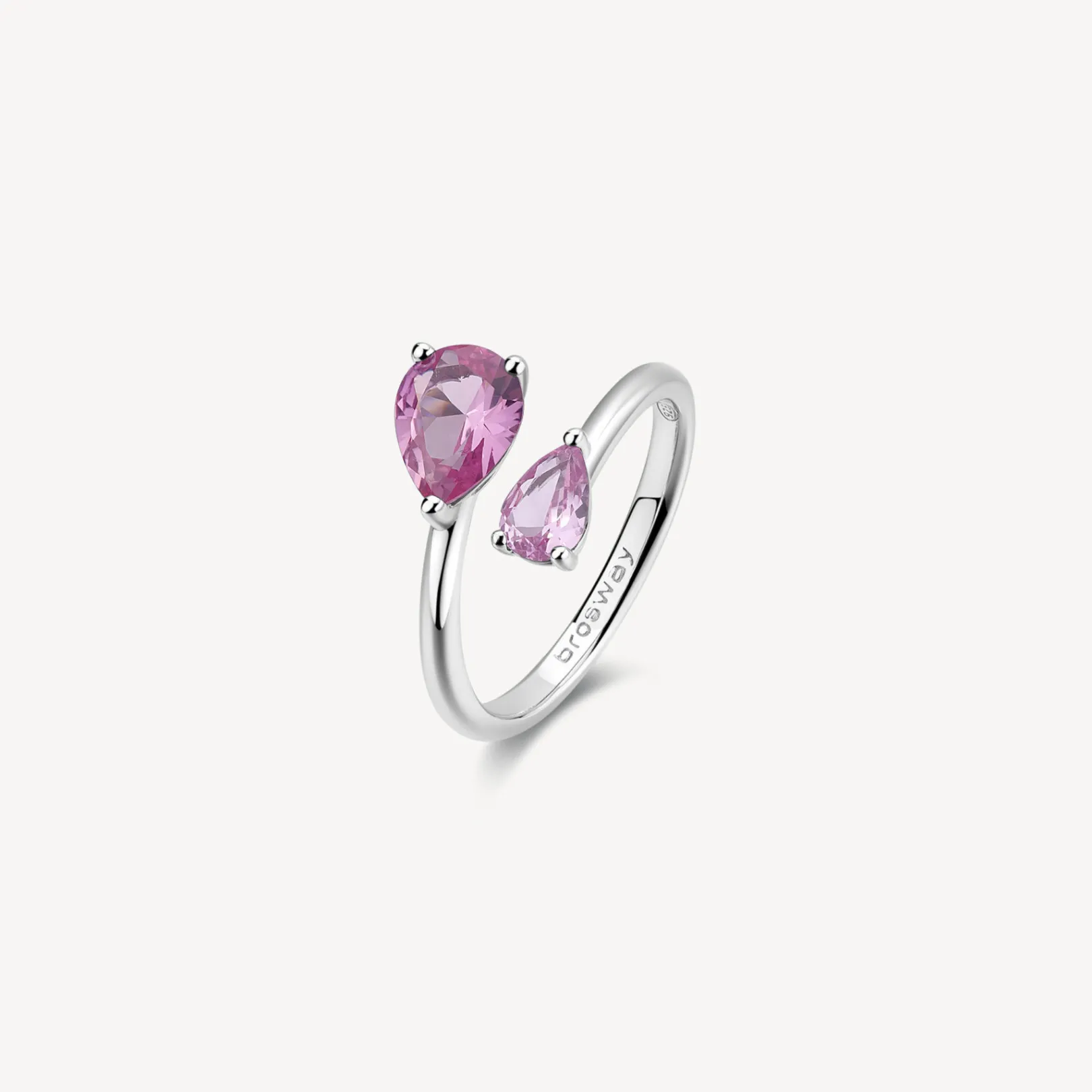 anello_con_zirconi_vibran_0.webp Online Anello Con Zirconi Vibrant PinkGioielli Fancy | FVP114 Donna Gioielli Moda Donna