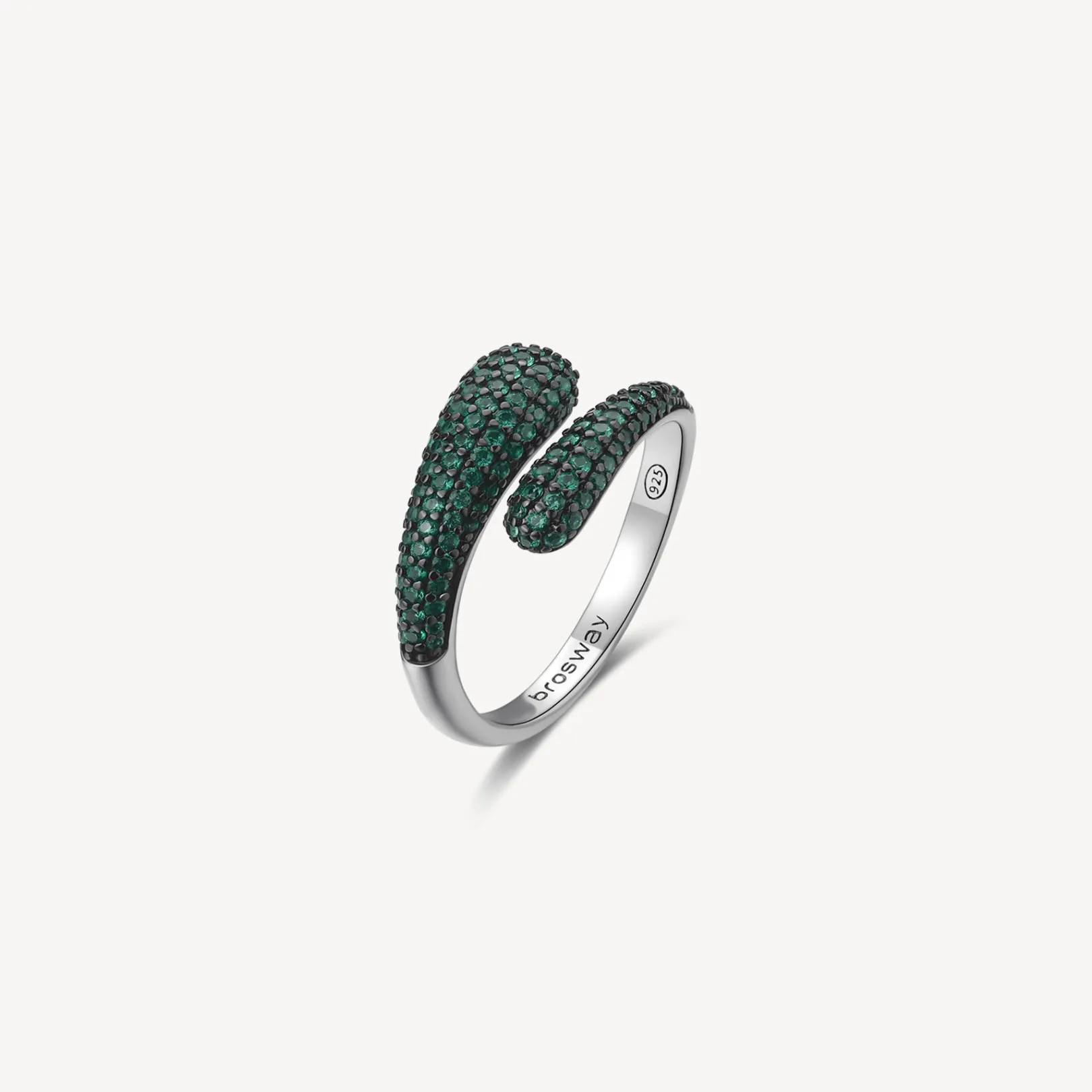 anello_contrari_galvanica_0.webp Clearance Anello Contrarié Galvanica Rutenio Life Green Gioielli Fancy | FLG123 Donna Gioielli Moda Donna