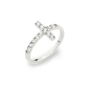 Clearance Anello Croce In Argento Gioielli (16) | ACOBB-16 Donna Gioielli Moda Donna