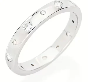 Fashion Anello Diamond Con Zirconi Bianchi | FEBBZ Donna Gioielli Moda Donna