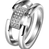 Outlet Anello Donna In Acciaio E Cristalli Gioielli ogy | TJ1640 Donna Gioielli Moda Donna