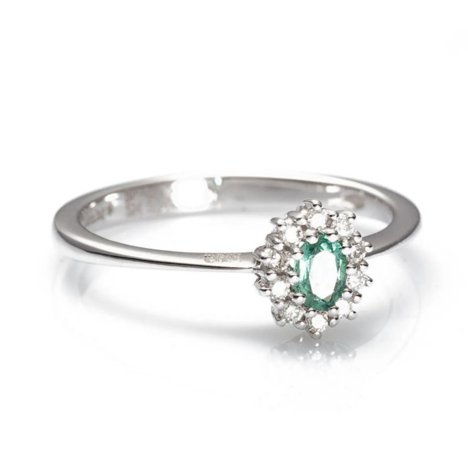 anello_donna_in_oro_bianc_0-4.webp Hot Anello Donna In Oro Bianco Diamanti E Smeraldo Gioielli E Delucchi | AA 031148 SM Donna Gioielli Donna
