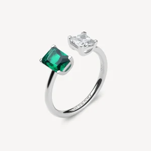 Clearance Anello Emerald Gioielli Fancy | FLG09 Donna Gioielli Moda Donna