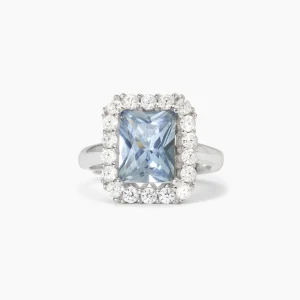 Sale Anello In Argento Con Acquamarina Gioielli | 523367 Donna Gioielli Moda Donna