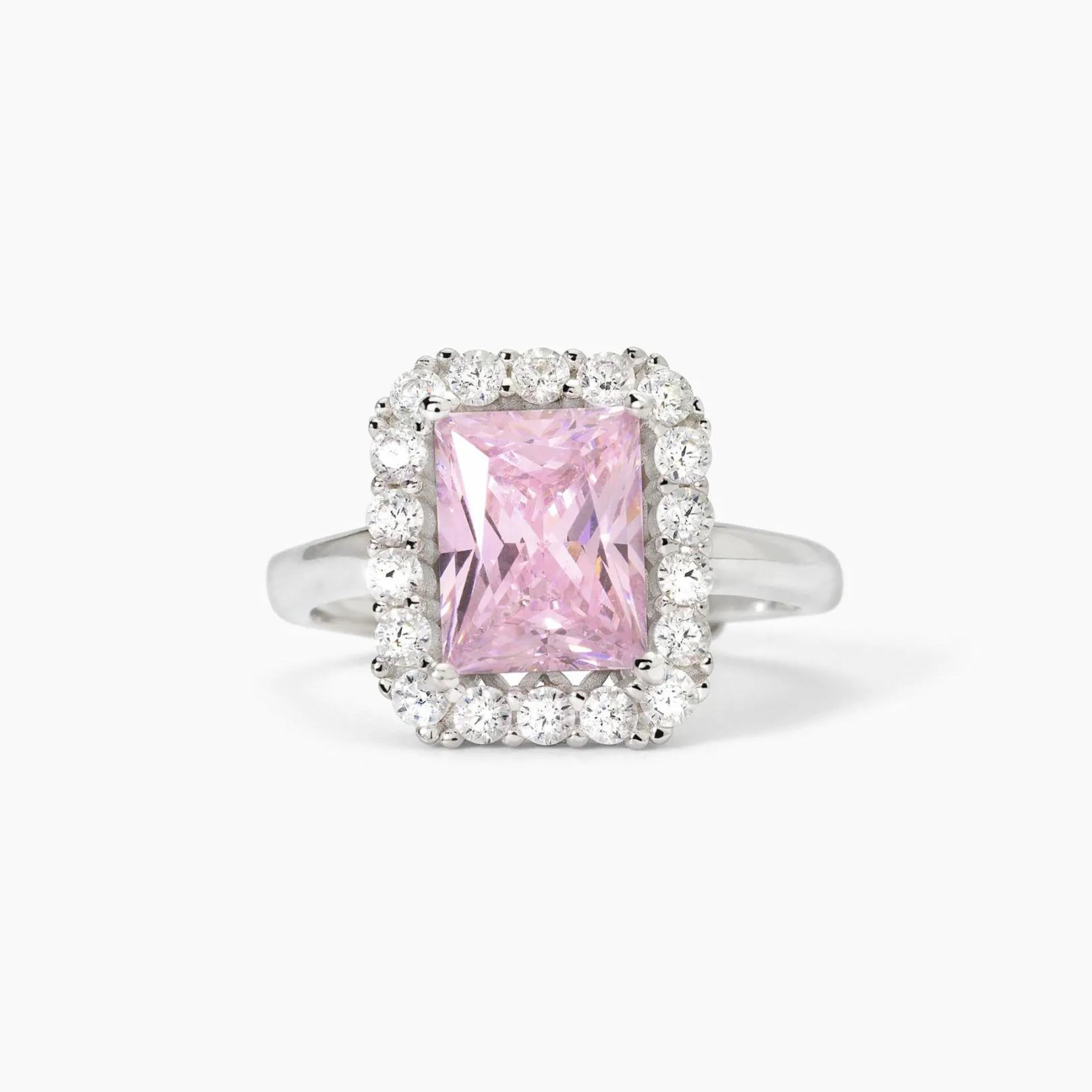 anello_in_argento_con_zir_0-2.webp Discount Anello In Argento Con Zircone Rosa Gioielli | 523365 Donna Gioielli Moda Donna