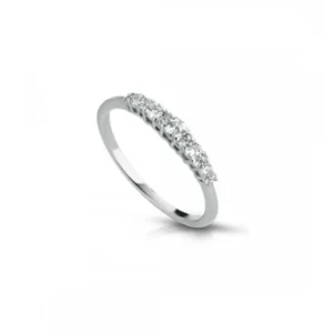 Outlet Anello In Oro Bianco E Diamanti Ct. 0,50 Nardelli Gioielli | CL095VS Donna Gioielli Donna