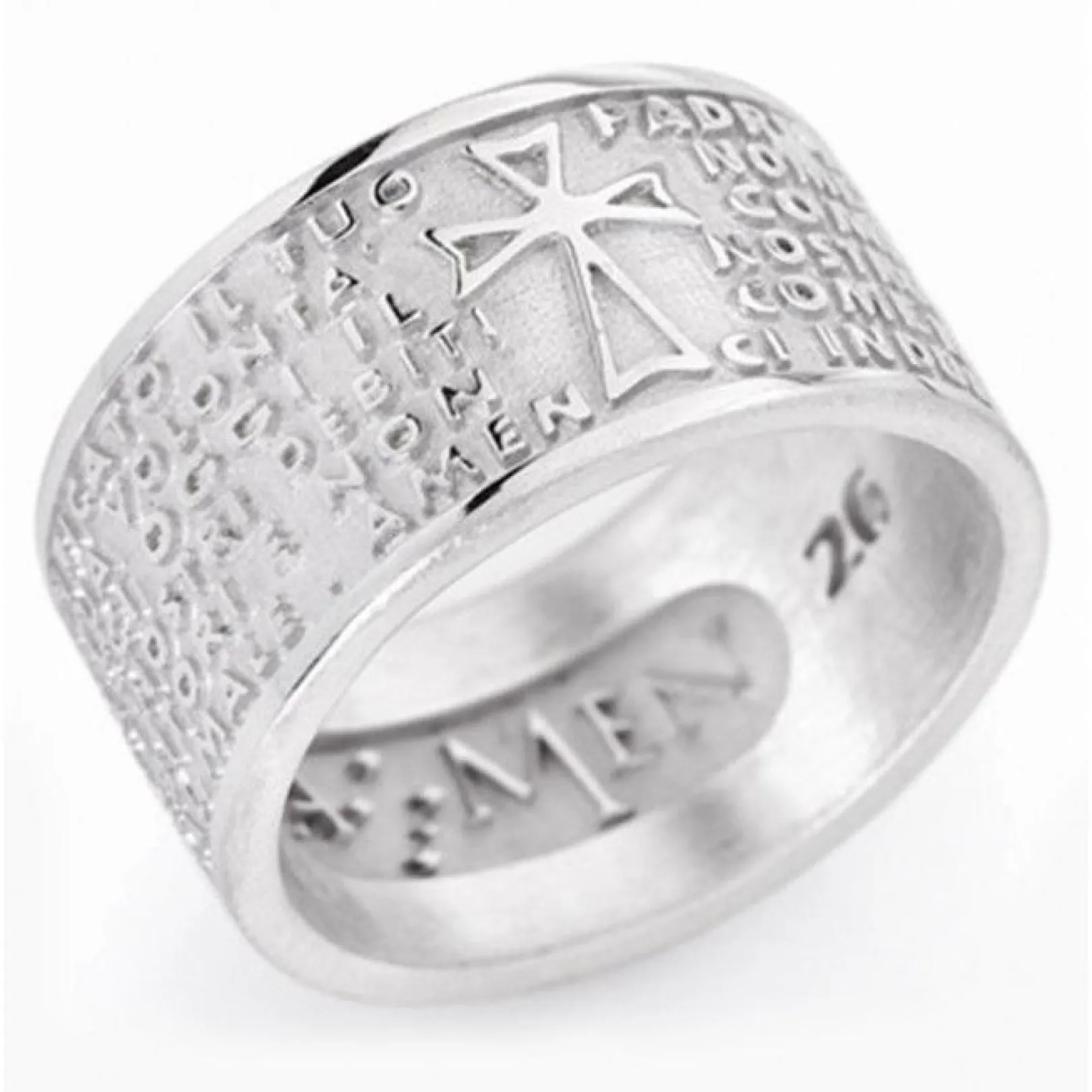 anello_padre_nostro_unise_0.webp Best Anello Padre Nostro Unisex Gioielli Padre Nostro | PN-18 Donna Gioielli Moda Donna | Gioielli Moda Uomo