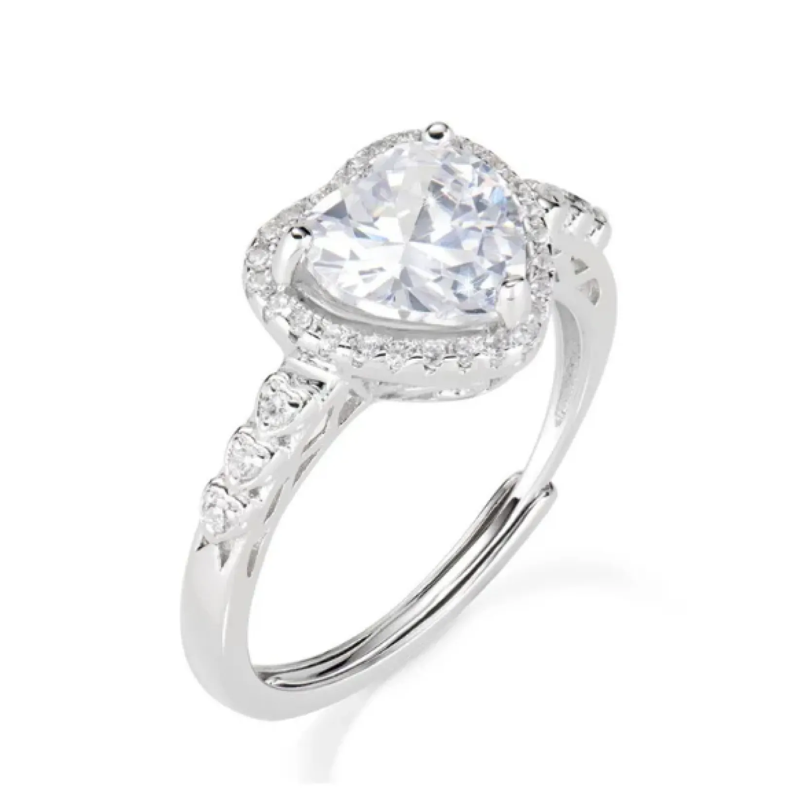 anello_regolabile_big_dia_0-2.webp Hot Anello Regolabile Big Diamonds Con Cuore | RTIHBBBZ3 Donna Gioielli Moda Donna