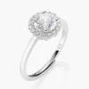 Fashion Anello regolabile Diamond con Zircone tondo Bianco | RLUBOBBBZ2 Donna Gioielli Moda Donna
