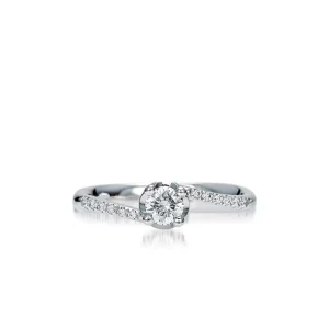 Online Anello Solitario Bibigì in oro bianco,  Cod.As0571b23. Donna Gioielli Donna