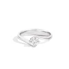 Hot Anello Solitario In Oro Bianco E Diamanti Gioielli Anniversary | R01SO195/036-14 Donna Gioielli Donna