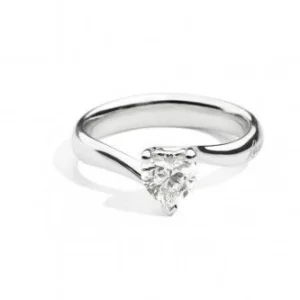 Outlet Anello Solitario In Oro Bianco E Diamanti Gioielli Anniversary Love | R67SO001/026-14 Donna Gioielli Donna
