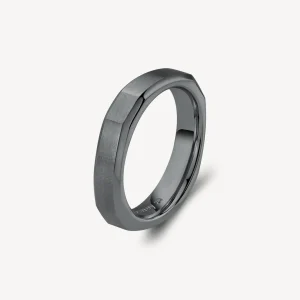 Online Anello Uomo In Acciaio Colore Rutenio Logan | BOA32 Uomo Gioielli Moda Uomo