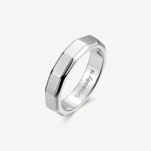 Online Anello Uomo In Acciaio Lucido E Satinato Riptide | BTD033 Uomo Gioielli Moda Uomo