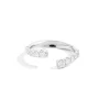 Clearance Anello Veretta In Oro Bianco E Diamanti Naturali Anniversary | R01FN009/066 Donna Gioielli Donna