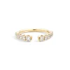 New Anello Veretta In Oro Bianco E Diamanti Naturali Anniversary | R01FN004/G055 Donna Gioielli Donna