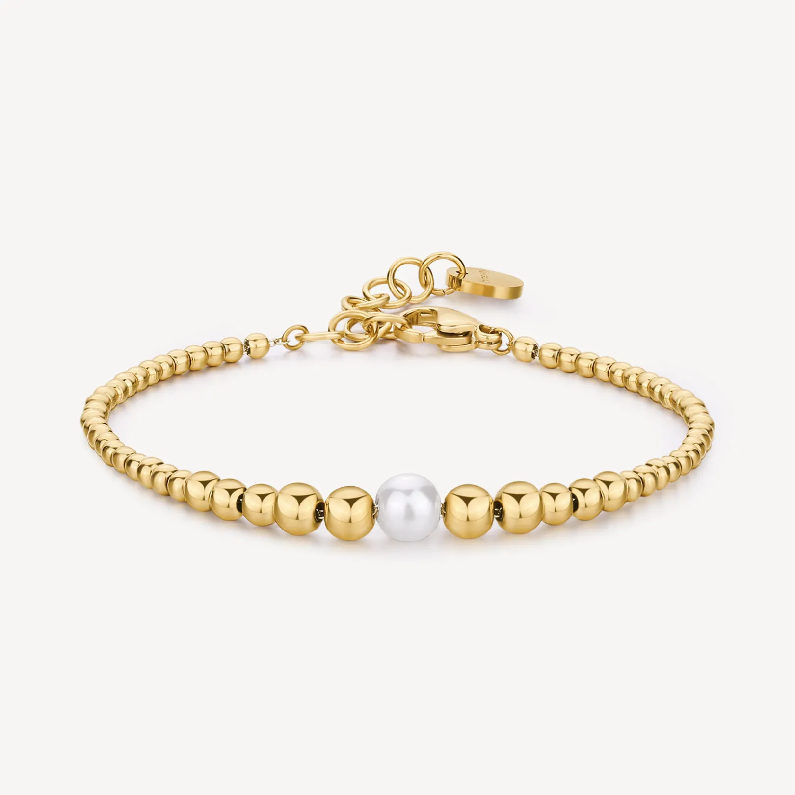 bracciale_a_sfera_in_acci_0-1.webp New Bracciale A Sfera In Acciaio Dorato E Perle Di Conchiglia Brosway | BPC14 Donna Gioielli Moda Donna