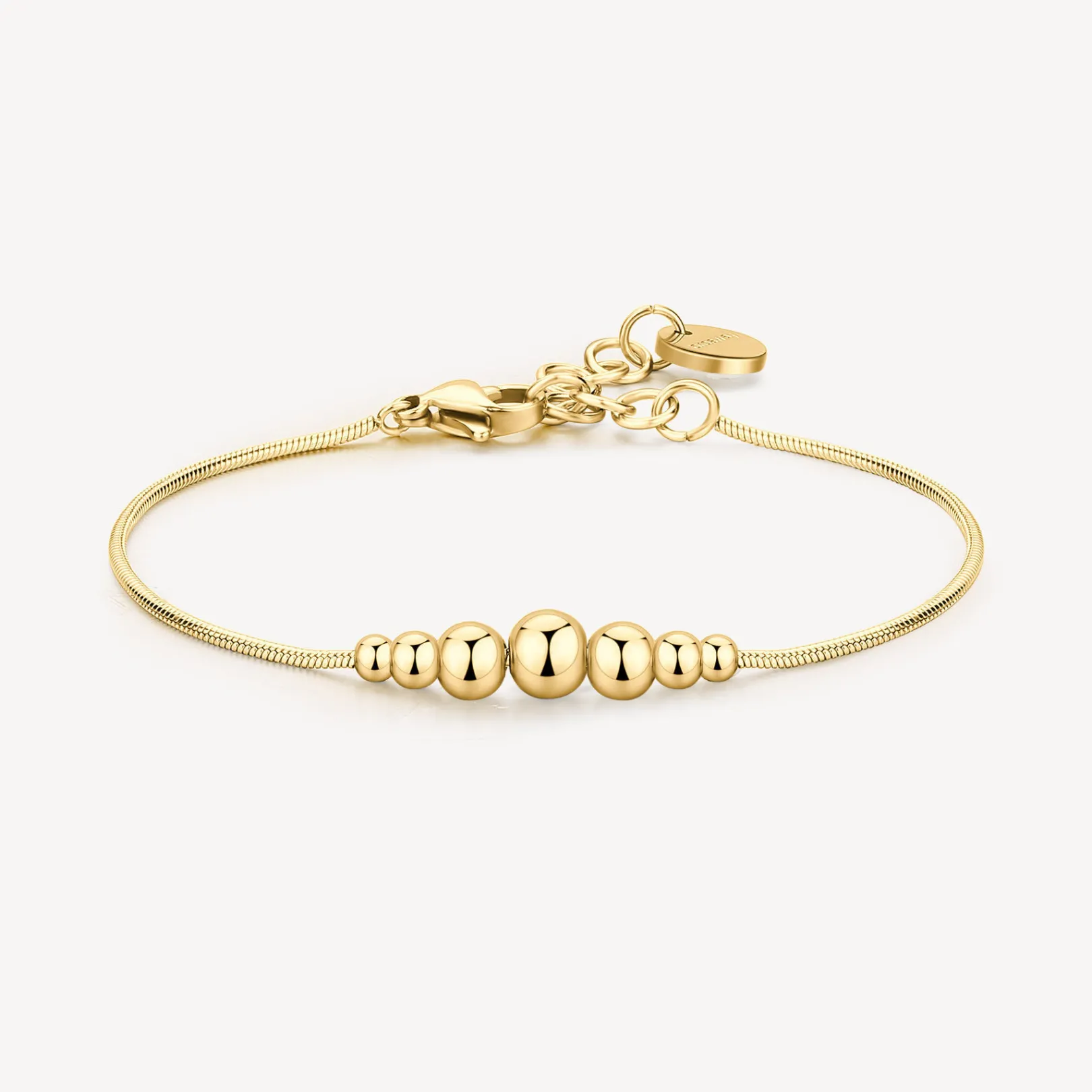 bracciale_a_sfera_in_acci_0-3.webp Sale Bracciale A Sfera In Acciaio Dorato Perfect Brosway | BPC16 Donna Gioielli Moda Donna