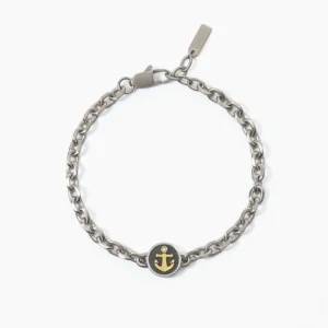Fashion Bracciale Acciaio Ciondolo Tondo Ancora Gioielli 2Jewels | 232323 Uomo Gioielli Moda Uomo