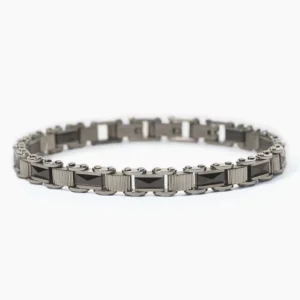 Outlet Bracciale Acciaio Con Elementi In Ceramica Nera Gioielli 2Jewels | 232332 Uomo Gioielli Moda Uomo