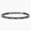 Fashion Bracciale Acciaio Con Elementi In Ceramica Nera e PVD Nero Gioielli 2Jewels | 232331 Uomo Gioielli Moda Uomo