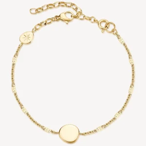 Discount Bracciale Acciaio Con Piastrina Centrale Essential Rifinitura Dorata Brosway | BNL072 Donna Gioielli Moda Donna