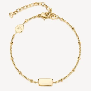 Online Bracciale Acciaio Dorato Con Piastrina Centrale Essential Brosway | BNL074 Donna Gioielli Moda Donna