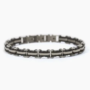 Outlet Bracciale Acciaio E Pvd Nero Gioielli 2Jewels | 232334 Uomo Gioielli Moda Uomo