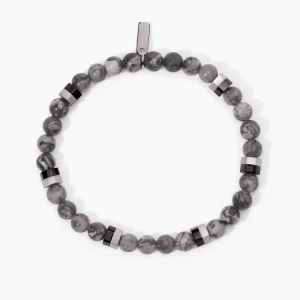 Discount Bracciale Agata Grigia Gioielli | 232382 Uomo Gioielli Moda Uomo | Idee Regalo