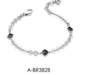 Hot Bracciale Argento | A-BR382B Uomo Gioielli Moda Uomo