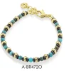 Clearance Bracciale Argento E Pietre Naturali | A-BR472O Uomo Gioielli Moda Uomo