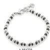Online Bracciale Argento E Pietre Naturali | A-BR470B Uomo Gioielli Moda Uomo