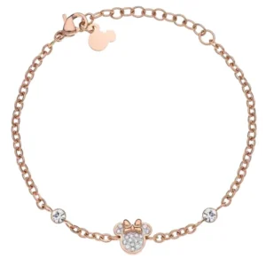 Fashion Bracciale Bambina Con Minnie E Zirconi Gioielli | B600589PRWL-B.CJ Gioielli Moda Bimbi