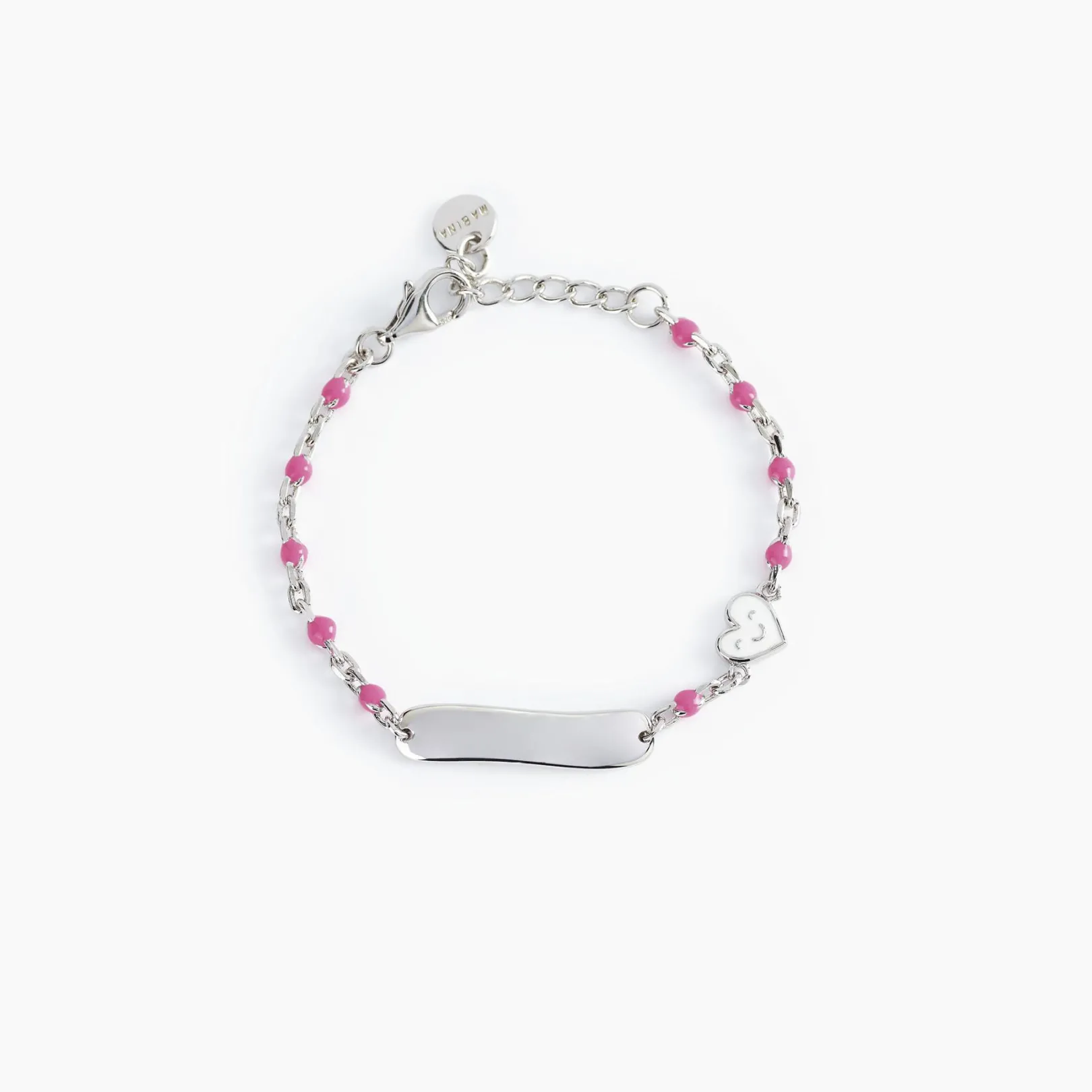bracciale_bambina_persona_0-1.webp Fashion Bracciale Bambina Personalizzabile Con Cuoricino Gioielli | 533497 Gioielli Moda Bimbi