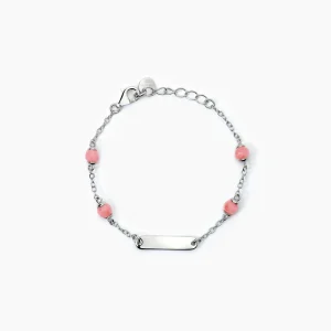 Best Bracciale Bambina Personalizzabile Con Corallo Gioielli | 533783 Gioielli Moda Bimbi