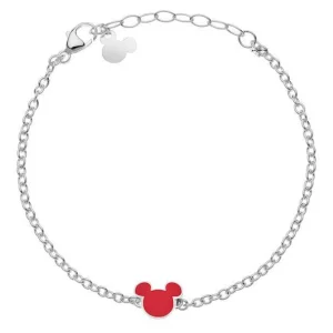 Discount Bracciale Bambina Topolino Smaltato Rosso Gioielli | B600650L-55.CJ Gioielli Moda Bimbi
