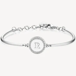 Clearance Bracciale Chakra Iniziale R: Determinazione, Ambizione, Sensibilità | BHK141 Donna Gioielli Moda Donna