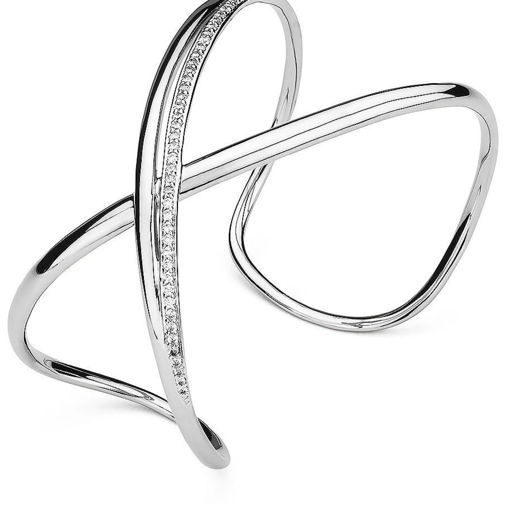 bracciale_brosway_mini_ri_0.webp Outlet Bracciale Mini Ribbon In Ottone E Zirconi | BBN15 Donna Gioielli Moda Donna