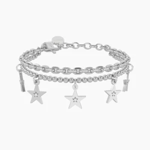 Best Bracciale Catena Forzatina E Sfere Con Stella Gioielli | 732326 Donna Gioielli Moda Donna | Idee Regalo
