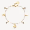 Clearance Bracciale Chakra Portafortuna Con Pendenti E Perle Gioielli | BHKB210 Donna Gioielli Moda Donna | Idee Regalo