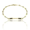 Fashion Bracciale Chimento Uomo in Oro Giallo e Diamanti Neri 1B04511BN1 Uomo Gioielli Uomo