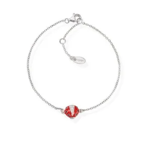 Fashion Bracciale Coccinella In Argento E Zirconi Gioielli | BRLABSRZ Donna Gioielli Moda Donna
