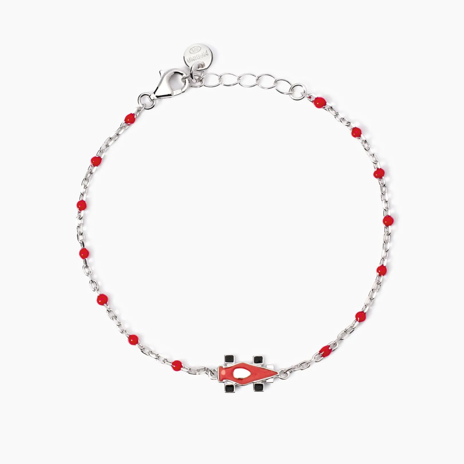 bracciale_con_macchinina__0.webp Online Bracciale Con Macchinina Smaltata Gioielli | 533932 Gioielli Moda Bimbi