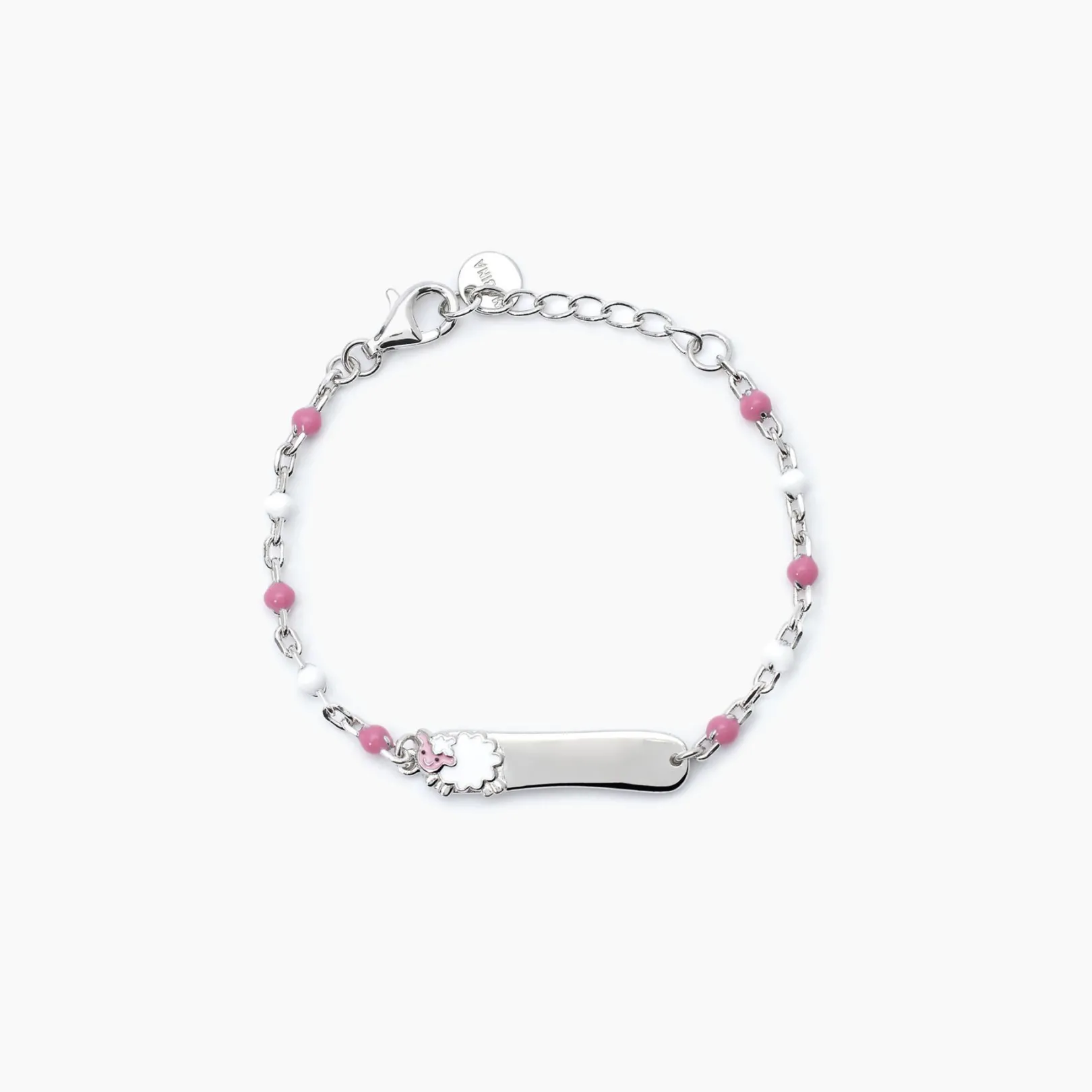 bracciale_con_pecorella_p_0.webp New Bracciale Con Pecorella Personalizzabile Gioielli | 533595 Gioielli Moda Bimbi