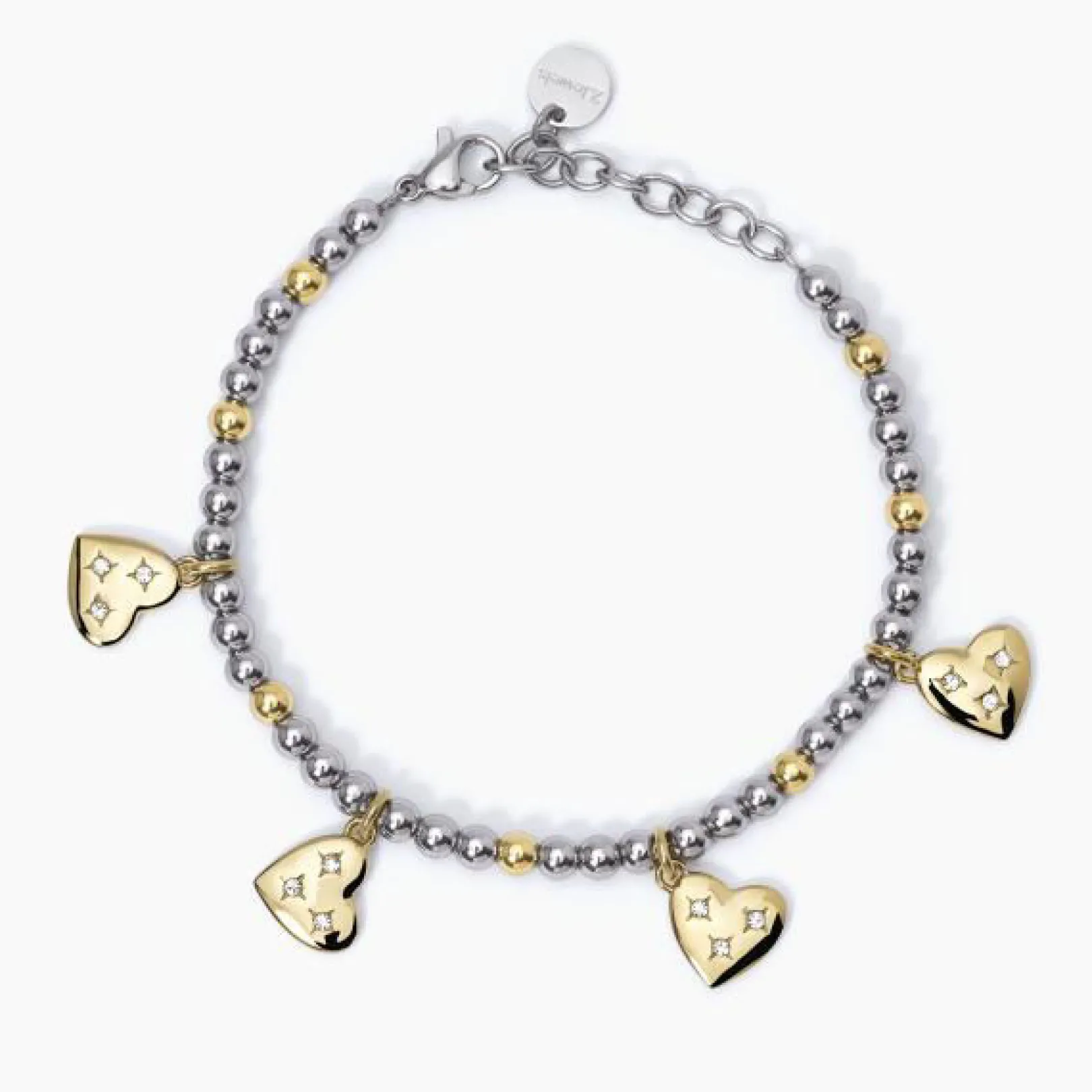 bracciale_con_pendenti_cu_0-1.webp Clearance Bracciale Con Pendenti Cuore Donna Gioielli | 232347 Donna Gioielli Moda Donna