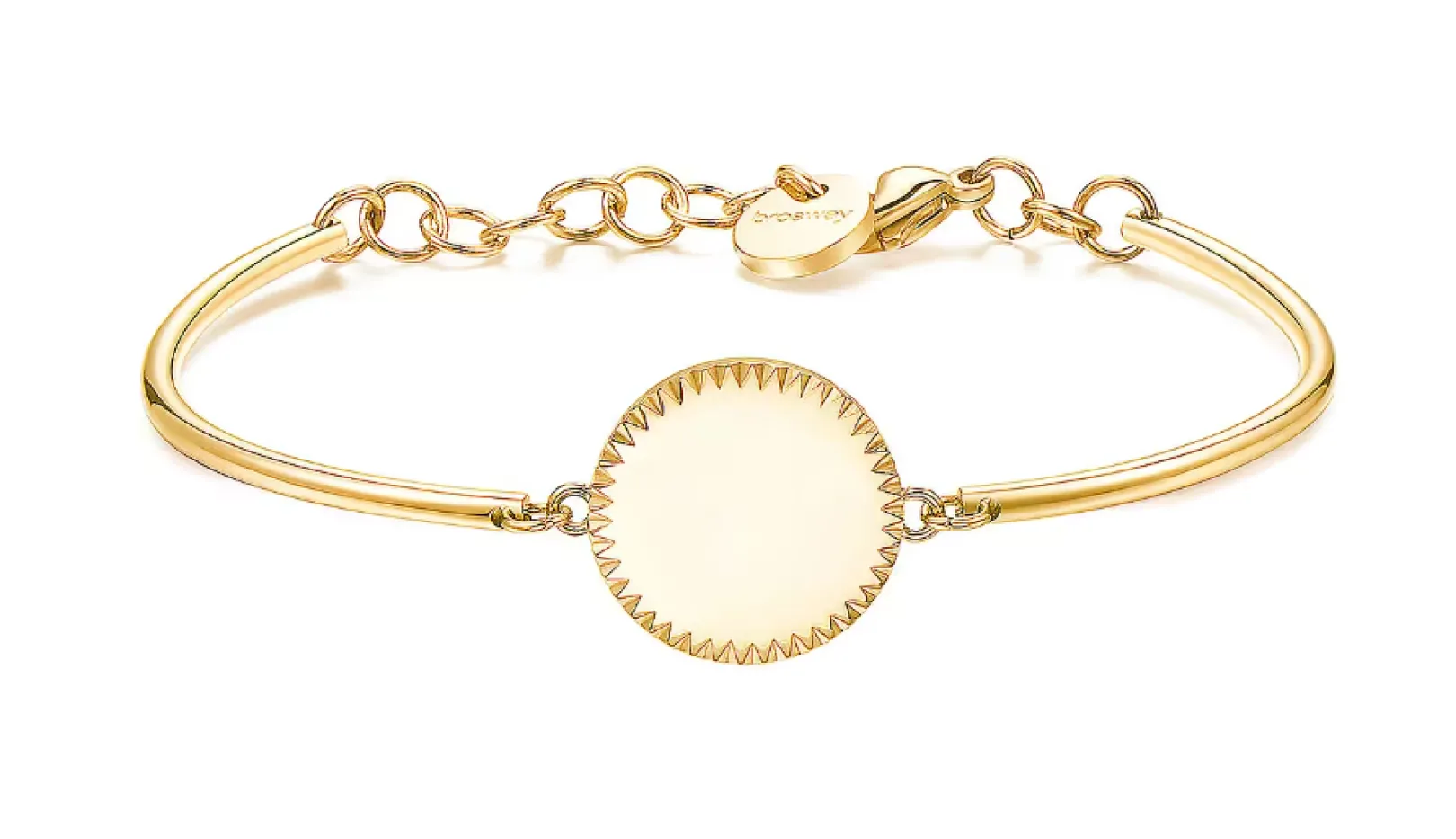 bracciale_donna_acciaio_c_0-7.webp Sale Bracciale Donna Acciaio Chakra Con Medaglietta Rotonda Gioielli | BHK307 Donna Gioielli Moda Donna | Idee Regalo
