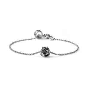 Outlet Bracciale Donna Collezione Rose In Argento Charm Rosa Mariacristinasterling | G2967 Donna Gioielli Moda Donna